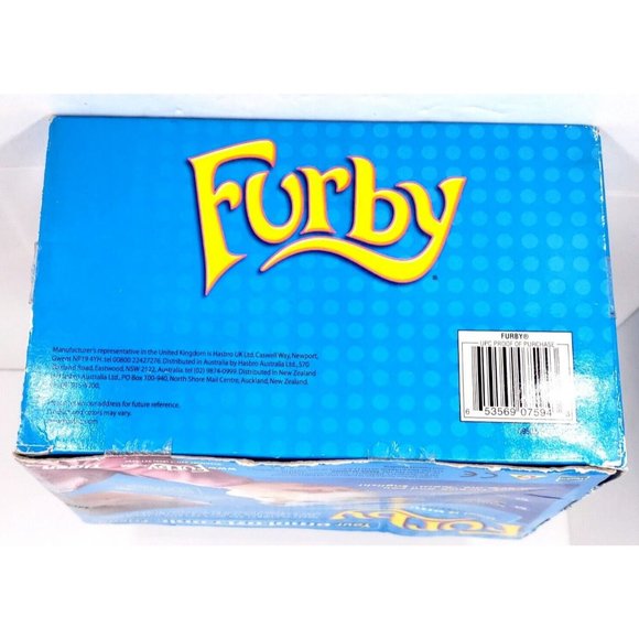 Big FURBY 2005 EMOTO-TRONIC Gray Pink Tiger Electronics Hasbro Talking Toy Grey - Picture 10 of 12